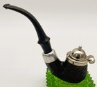 Vintage Wdc Wellington Imported Briar Carved Estate Pipe Hinged With Wind Cap