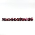 11 Loose Venetian Skunk And Fancy Red Trade Beads