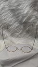 Antique Round Eye Glasses Wire Rimmed Stevens   Co  About 3 0 Reader Spectacles