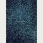 A4 Decoupage Paper Blue Brocade   Decoupage Queen Rice Paper Mulberry Craft