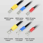 100 50pcs Female male Spade Insulated Connector Crimp Electrical Wire Terminal