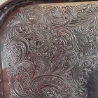 Barker Ellis Engraved Rectangular Silver Plate Tray  Made In England