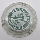 Vintage Hasenbrau Augsburg Clear Glass Ashtray Beer Brewery Germany  6   