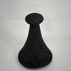 Large Basalt Stone Hawaiian Poi Pounder Vintage Great Cond  8    H 5 5    W Knobbed