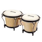 7  And 8  Bongo Drum Set With Padded Bag And Tuning Key