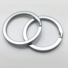 100 Pack 1 Inch Metal Flat Split Key Chain Rings For Home Car Keys Dog Tag