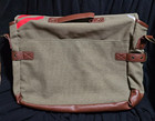Marvel Captain America Military Canvas Messenger Laptop Bag Olive Green