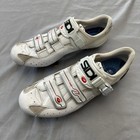 Sidi Genius Carbon Millennium 3 Cycling Shoes Men Size 44 White Shimano Cleats