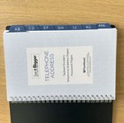 See It Bigger Telephone Address Book     Large Print   Tabbed Pages  Black  Spiral