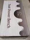 Teak Shower bath Stool Rectangle Brown Premium Quality Stylish   Comfortable