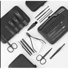 Professional Manicure Pedicure Set Nail Clippers Cuticle Nipper Travel Case Kit