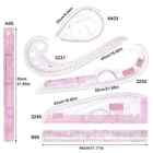 Kraball French Curve Ruler Soft Patchwork Ruler Measure Tailor Ruler Drawing   