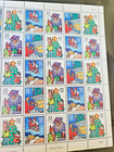 Postage Stamps Sheet Of 50 Mnh  32 Stamp Christmas Sheets  Face 16 00