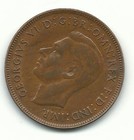 Very Nice Details High Grade-1944  p  Australia Large Penny-nov430