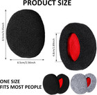 2 Pairs Bandless Ear Muffs Winter Earmuffs Windproof Ear Warmers Fleece Ear Cove