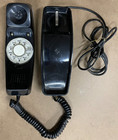Vintage Aeco Automatic Electric Co  Rotary Dial Telephone  Black Trimline Phone