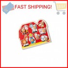 Melissa   Doug Farm Animals Jumbo Knob Puzzle  Wooden Peg Puzzle For Toddlers  E
