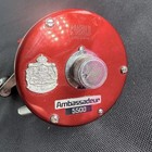 Abu Garcia Ambassadeur 5500 Vintage Baitcasting Reel Red  Made In Sweden 791001