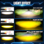 Pair Motorcycle 3  Led Work Light Pods Auxiliary Driving Fog Amber white Lights