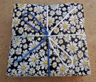 Lot Of  100  5  X 5   Fabric Squares For Quilting crafts   flower Power 