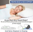 Cool Bamboo Pillows 2 Pack Adjustable Shredded Memory Foam Pillows King Or Queen