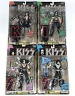 Lot Of 4 Mcfarlane Toys Kiss Action Figures Gene Simmons Paul Ace Peter 1997 Moc