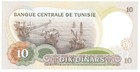 Banque Centrale De Tunisie Tunisia 10 Dinars 1986 Gem U