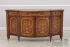 L72691  Karges Walnut Inlaid 1 Drawer Server Cabinet