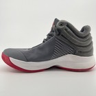 Adidas Pro Spark 2018 Boys Size 4 5y Gray Red Athletic Basketball Shoes Sneakers