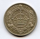 1928 Great Britain King George V Crown Rare Date Luster toning Au 