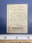 Rare Antique Mogul Egyptian Cigarettes Horoscope Series Trading Card Sagittarius