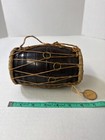 Vintage Indian Wooden Dholak dholki Drum Handmade Percussion 6 instrument Bhajan