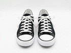 Mens Black Canvas Shoes Low Top Fashion Casual Sneakers Lace Up Canvas Shoes