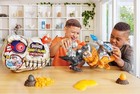 Zuru Smashers Dino Island T-rex   Triceratops Battles Playset 50  Surprise Black