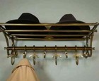 Train Wall Mounted Rack Luxury Decor Antique French Coatrack luggage Rack