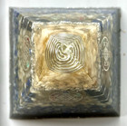 Huge Orgone Pyramid 5 5    Tall  Lapisl  zuli  Clear Quartz  Emf Protection Usa