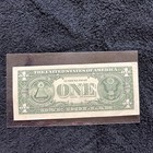 Error Note Misaligned Miscut  1 2021 Federal Reserve Note One Dollar Error Note