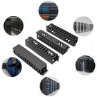 4 Pack Horizontal Rack Mount Cable Management  Cable Organizer  Cable Raceways