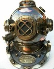 Full Size Antique U s Navy Steel Divers Diving Helmet Mark V Deep Sea Scuba Gift