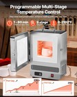 Desktop Kiln  1500w  2192  f Max  Pid Control  Stainless
