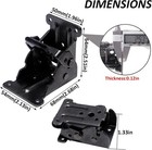 Heavy Duty Folding Table Legs Brackets  Self-locking Hinges For Bed Desk Rv Wall