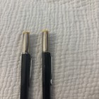 Autopoint Vintage Mechanical Pencil Set Of 2 Usa Black Barrel Yellow Top Working