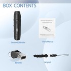 Electronic Whistle For Coaches  Referees  Teachers - 3 Tones   3 High Volume  Ba
