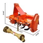 3 Point 34in Rotary Tiller Attachment Fits Rototiller Soil Conditioner 1 Tractor