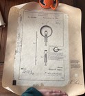 Certified Reproduction Art Print Of Thomas Edison Electric Lamp Patent
