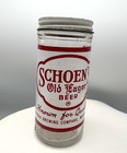 Schoen s Old Lager Beer Wausau Brewing Company Painted Label Glass Salt Shaker