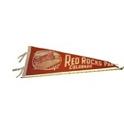 Vintage 1950-1960s Red Rocks Park Amphitheatre Colorado 24   felt Souvenir Pennant