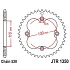 Jt Sprockets 37 Tooth Rear Steel Sprocket For Honda Trx450r   Trx450er Sportrax