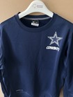 Dallas Cowboys Nfl Nike Team Blue Therma-fit  Pullover Men   s Medium Mint