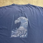 Vintage Patagonia Shirt Mens Xl Navy 90s Art Hawaii Art Surf Wave Pacific Iron